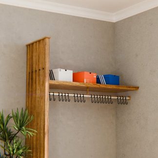 Solid Walnut Wardrobe (2-Door)