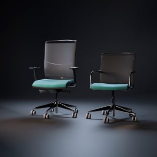 Solid Walnut Office Chair