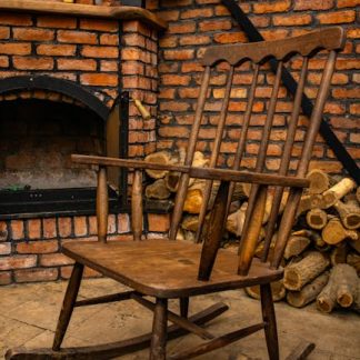 Solid Walnut Rocking Chair