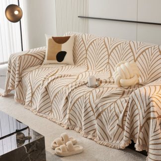 Modern Cotton Weave Sofa, 2-Seat