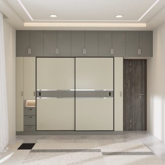 Oak Veneer Wardrobe (2-Door)